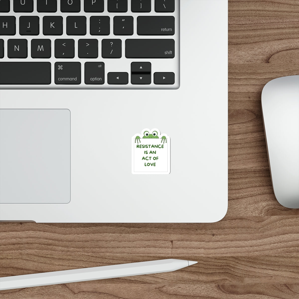 Frog Protest Sticker | Resistance Is An Act Of Love