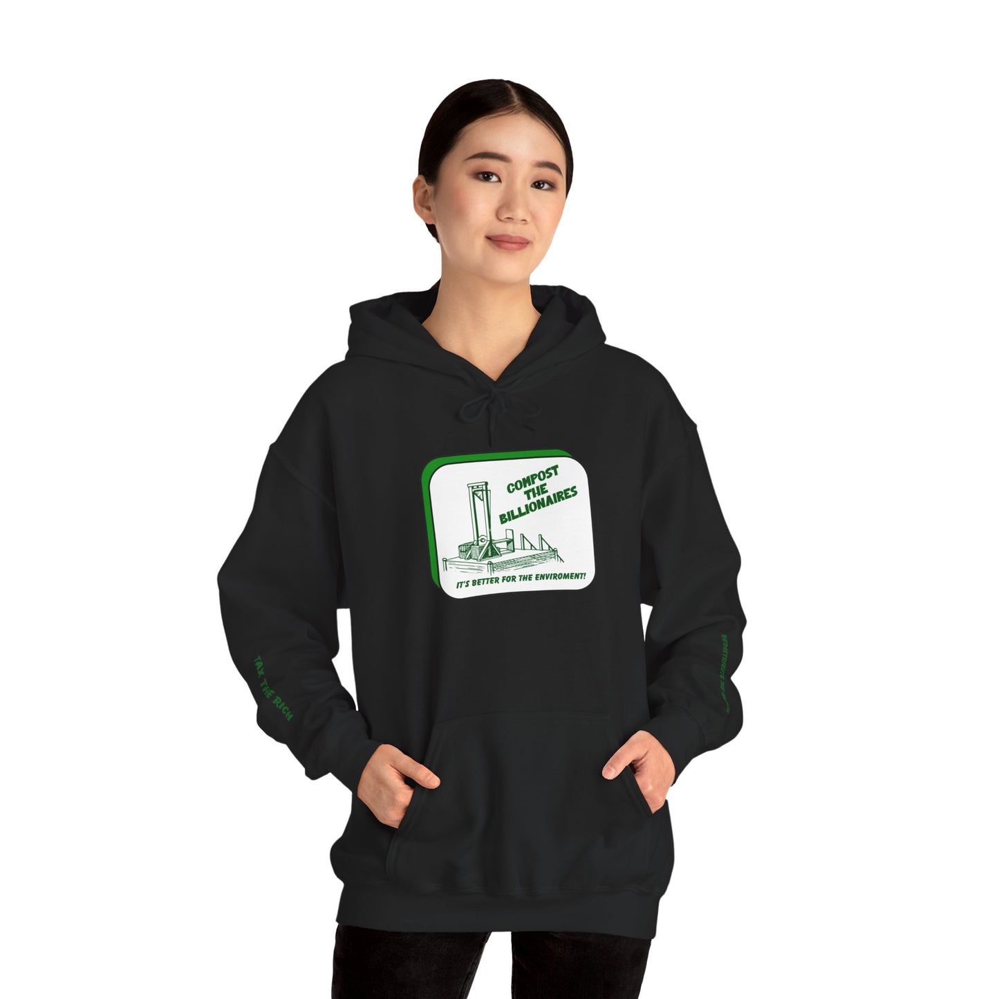 Compost the Billionaires Unisex Sweatshirt – Anti-Capitalist Activist Apparel