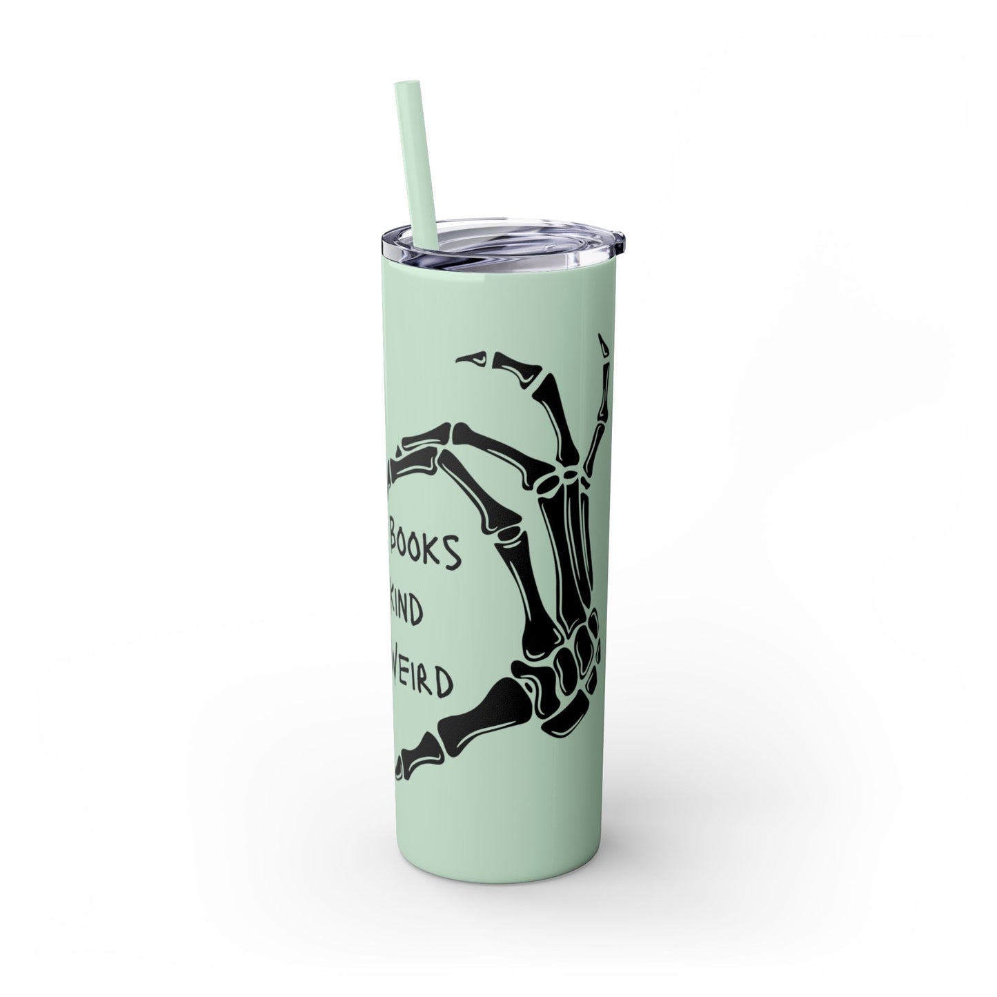 Weird Book Lover Tumbler with Straw