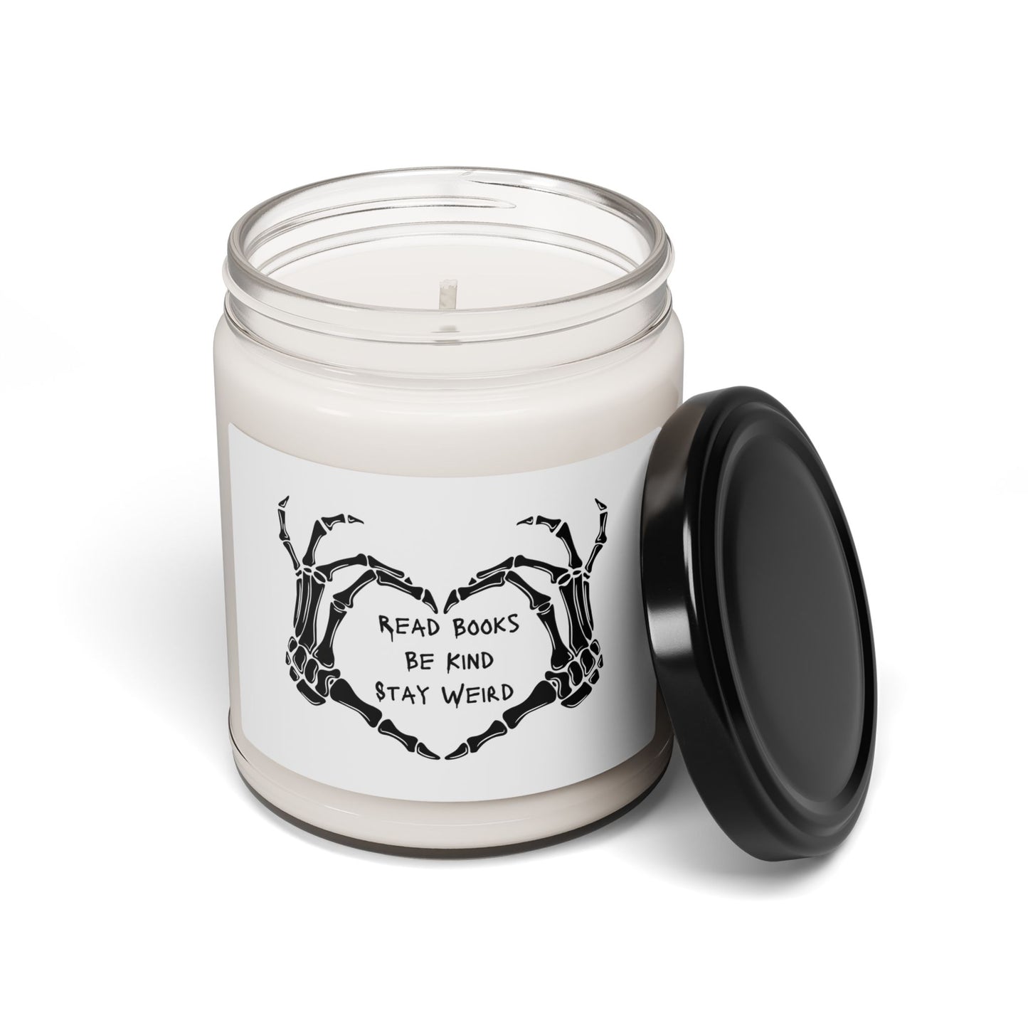 Book Lover Scented Soy Candle | Read Books, Be Kind, Stay Weird