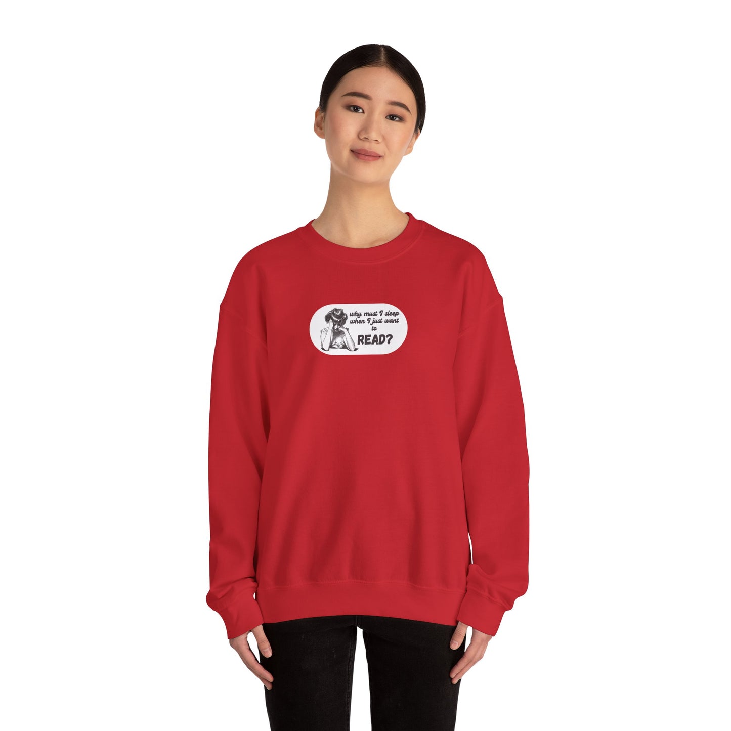 Book Lover Cozy Crewneck