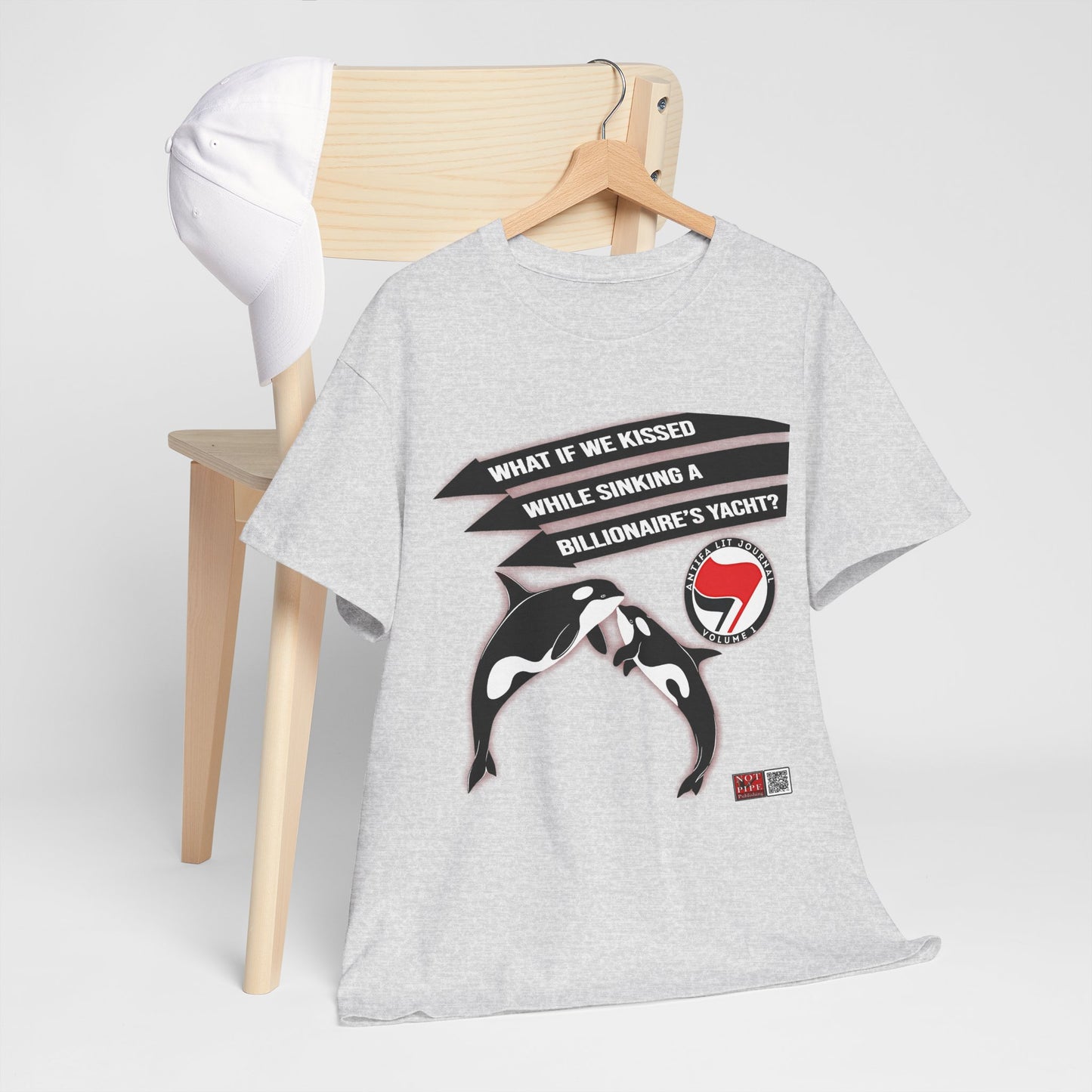 Anti-Capitalist Protest Shirt | What If We Kissed While Sinking a Billionaire's Yacht