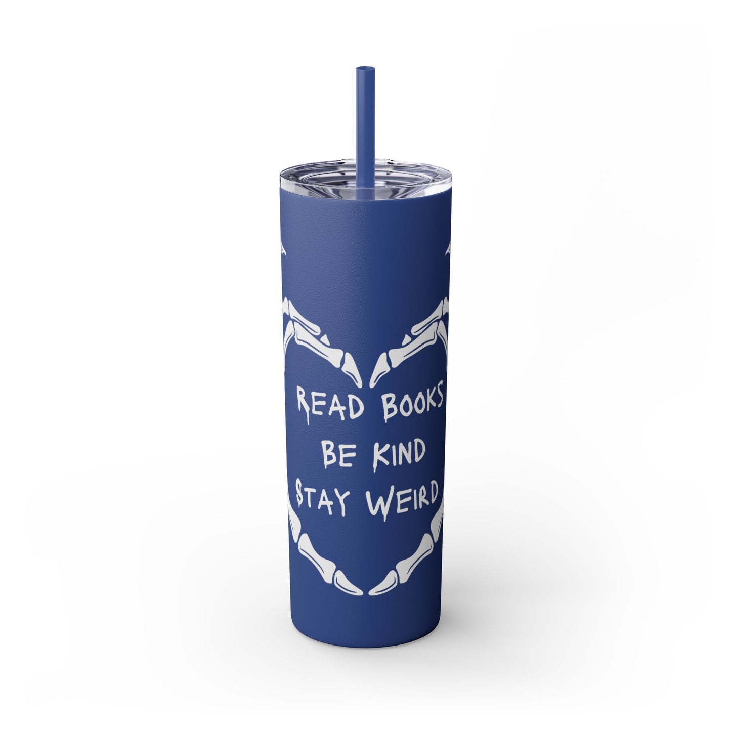 Weird Book Lover Tumbler with Straw