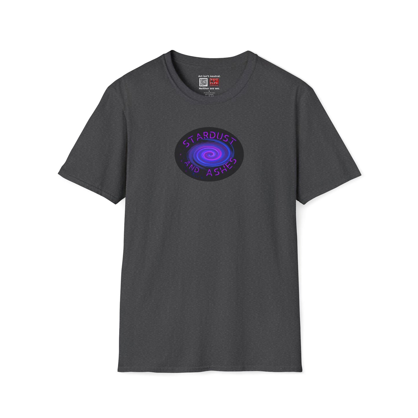 Stardust and Ashes Sci-Fi T-Shirt – Space Mechs & Galactic Warfare Tee