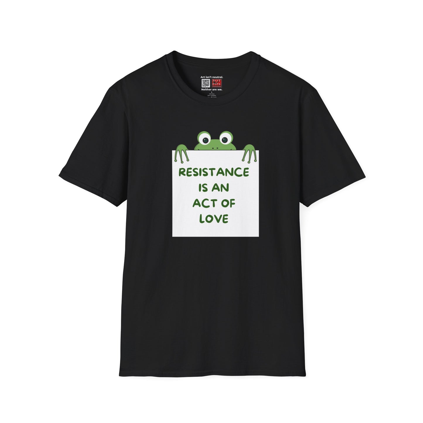 Activist Graphic Tee | Resistance Is an Act of Love T-Shirt