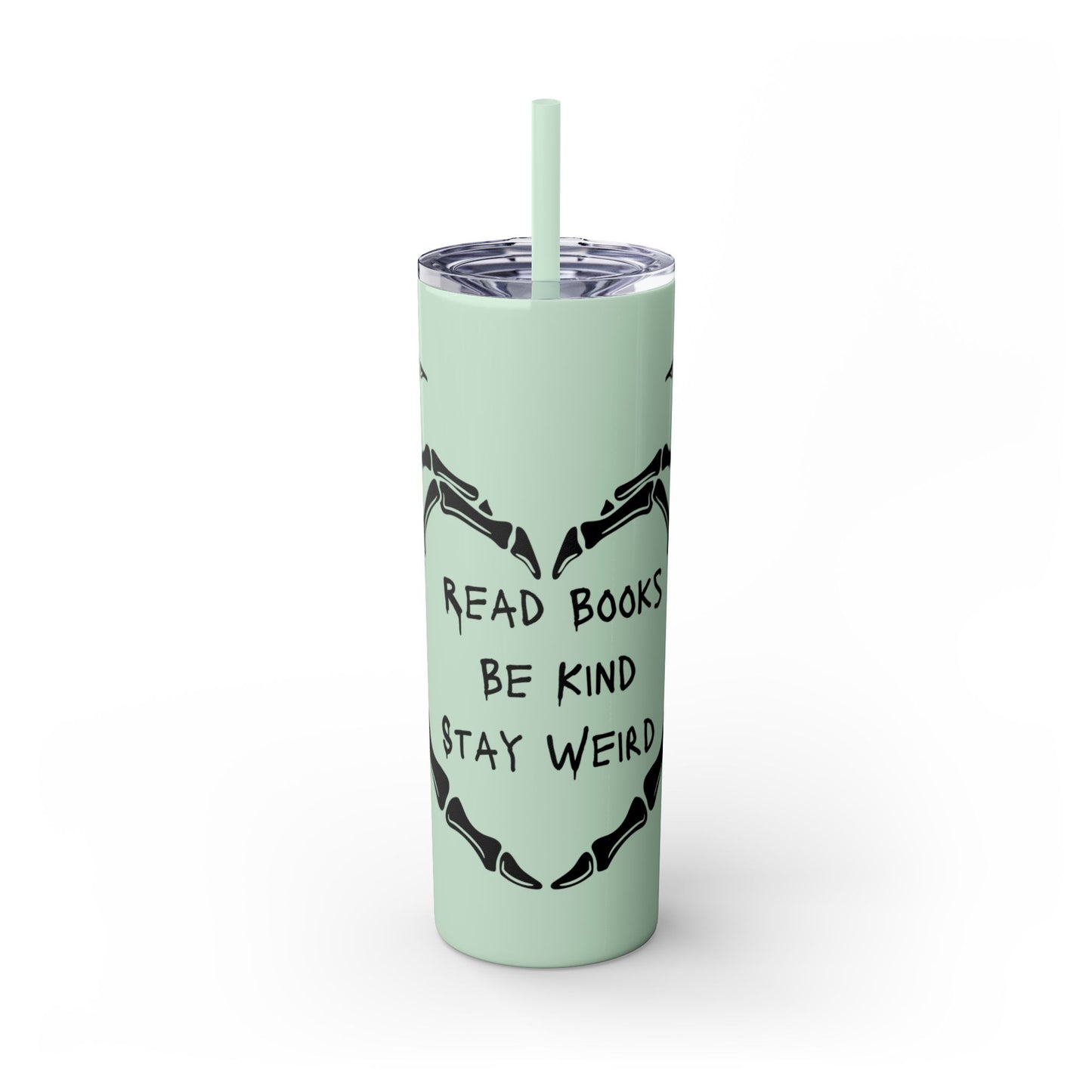 Weird Book Lover Tumbler with Straw