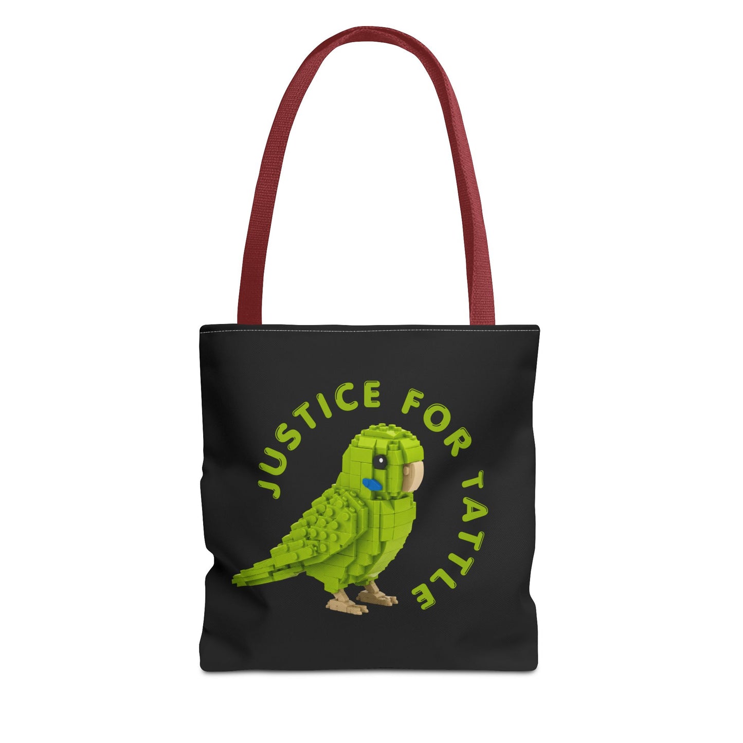 Justice for Tattle | Brick By Brick Parakeet Tote Bag | Support Small Business
