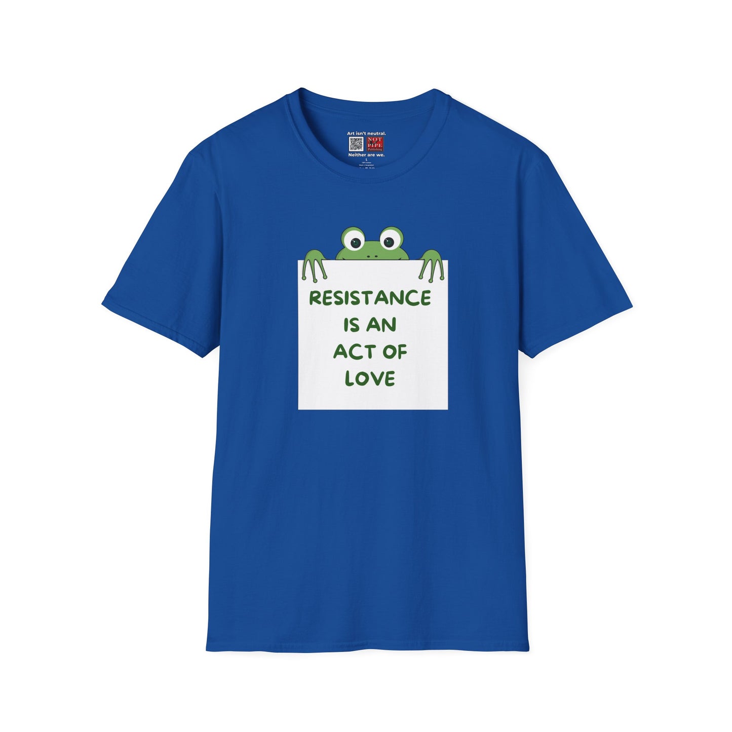 Activist Graphic Tee | Resistance Is an Act of Love T-Shirt