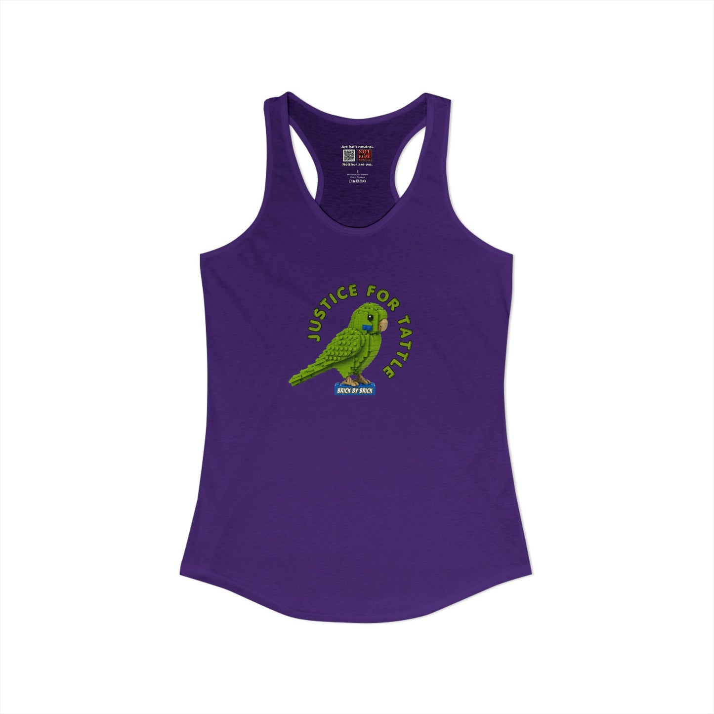 Justice for Tattle | Brick By Brick Parakeet Tank | Support Small Business