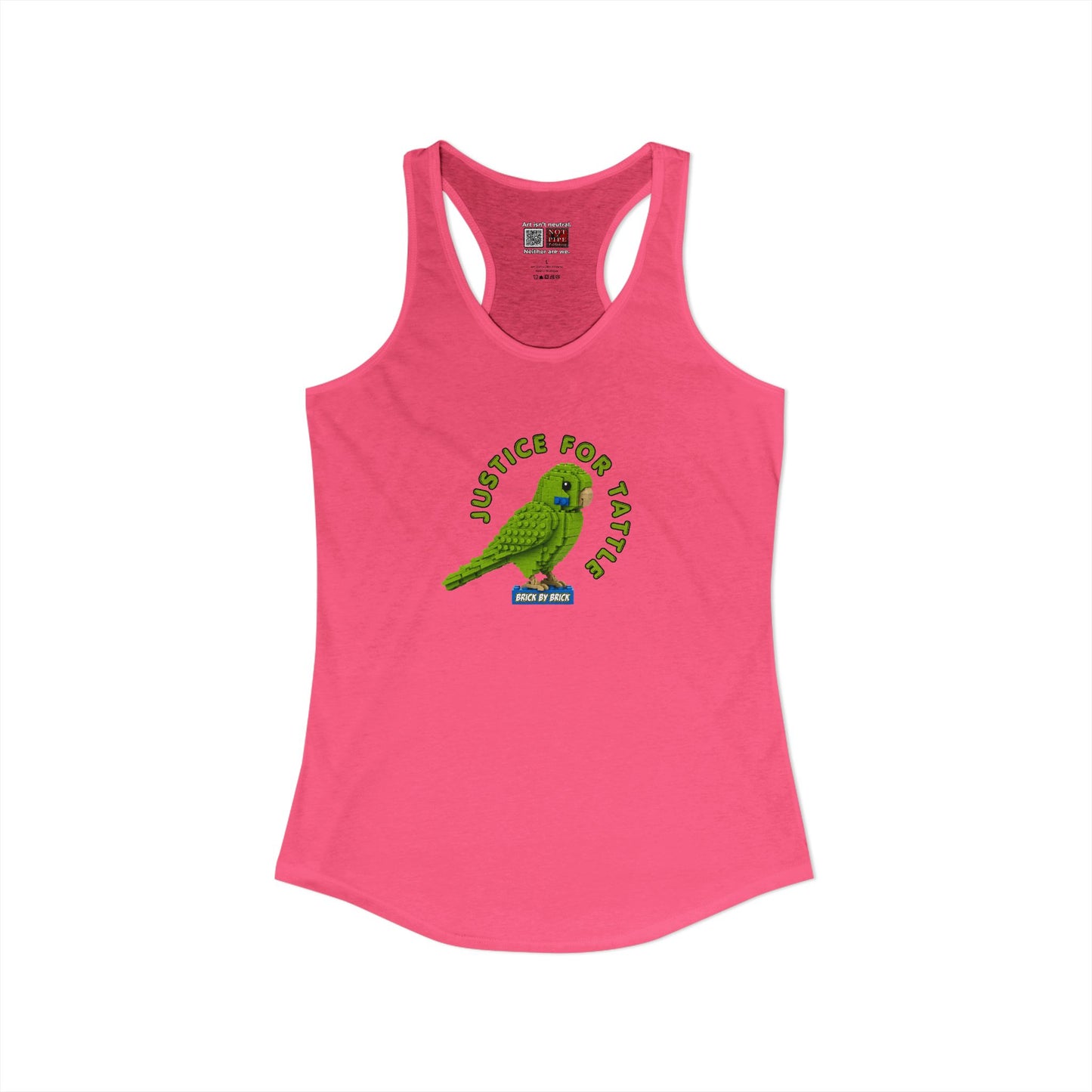 Justice for Tattle | Brick By Brick Parakeet Tank | Support Small Business