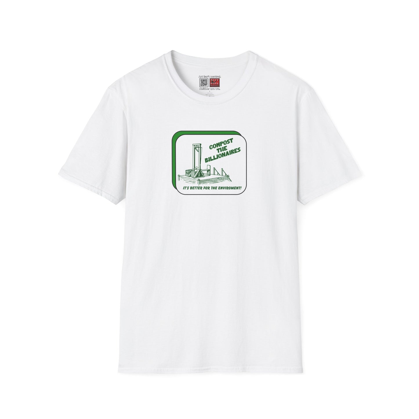 Anti-Capitalist Graphic Tee | Compost the Billionaires