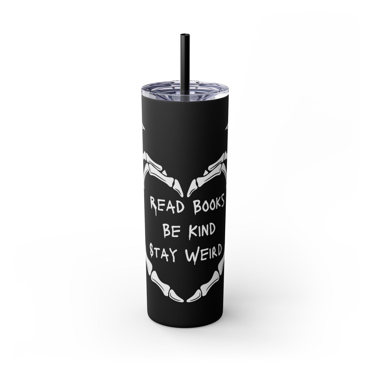 Weird Book Lover Tumbler with Straw