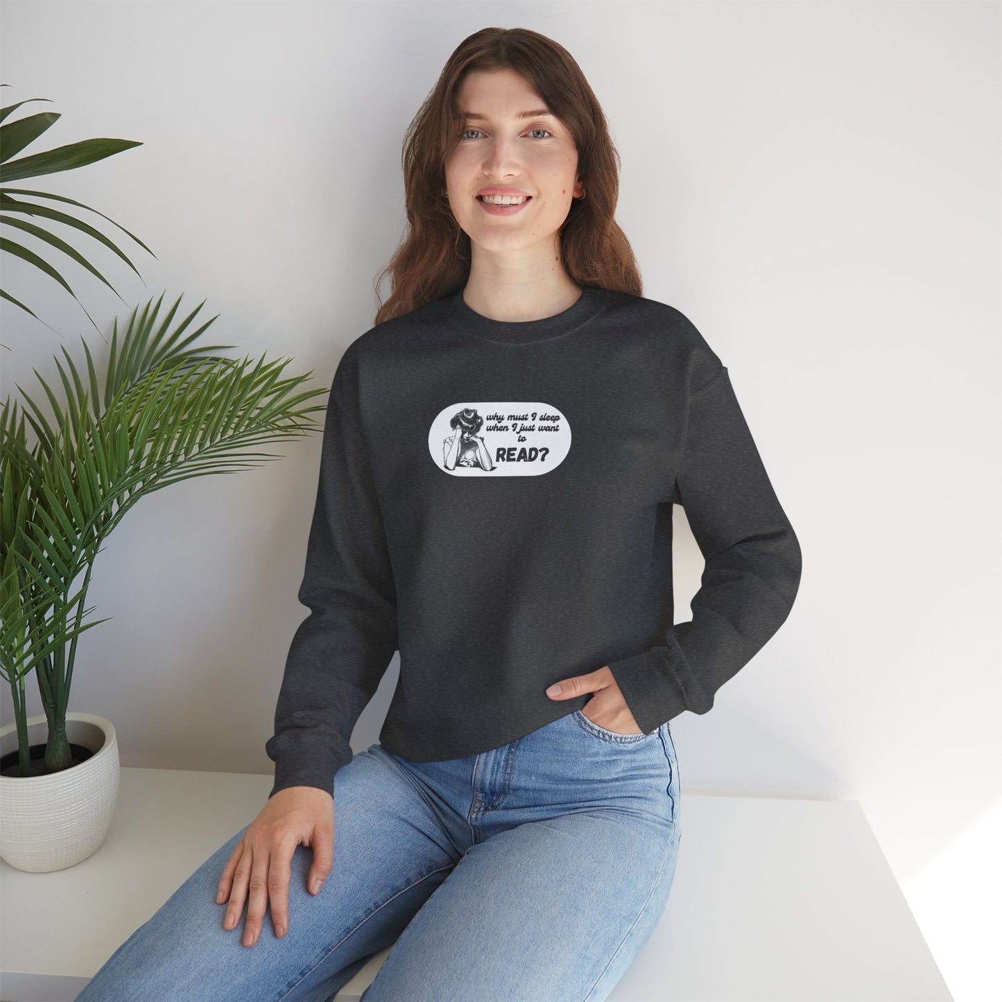 Book Lover Cozy Crewneck