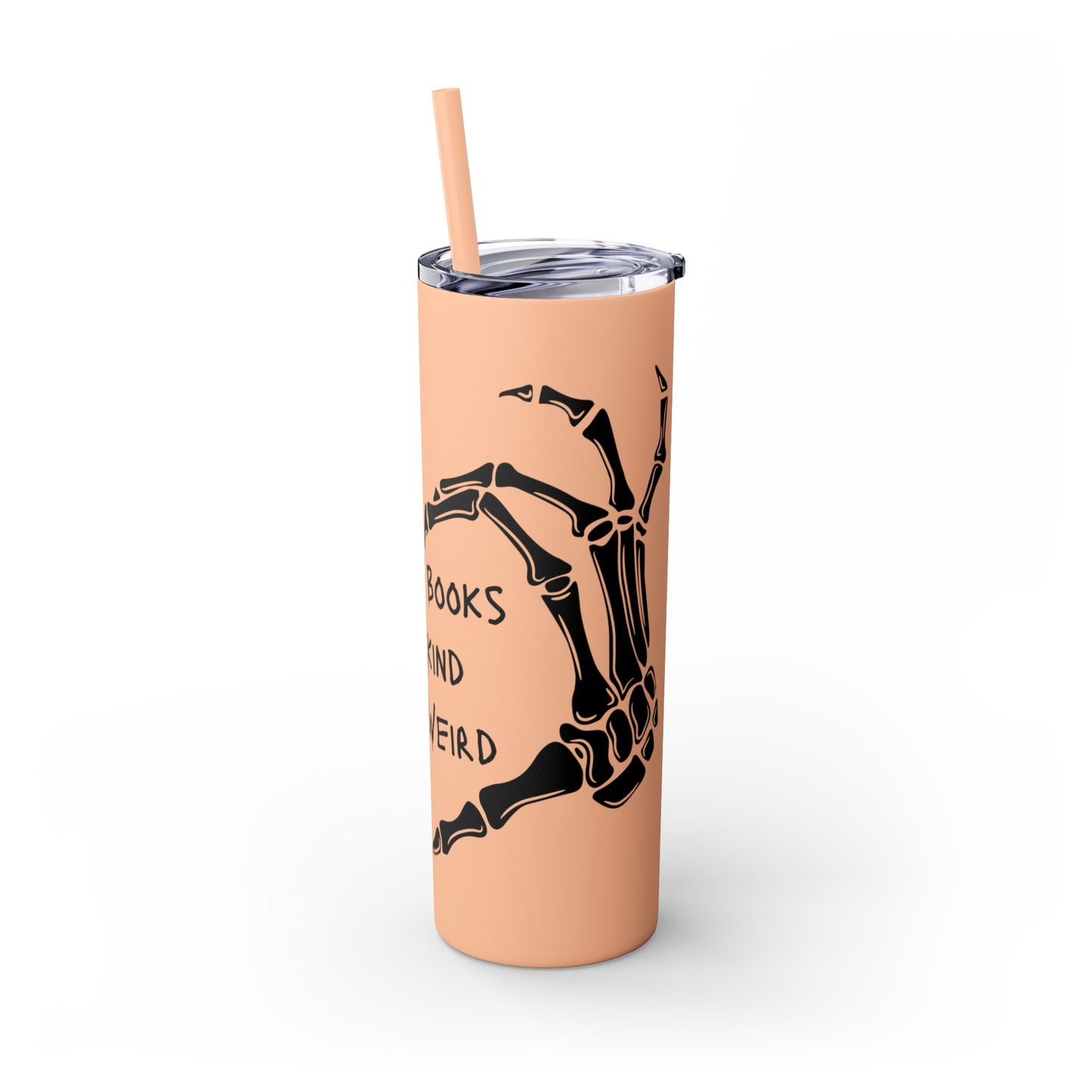 Weird Book Lover Tumbler with Straw