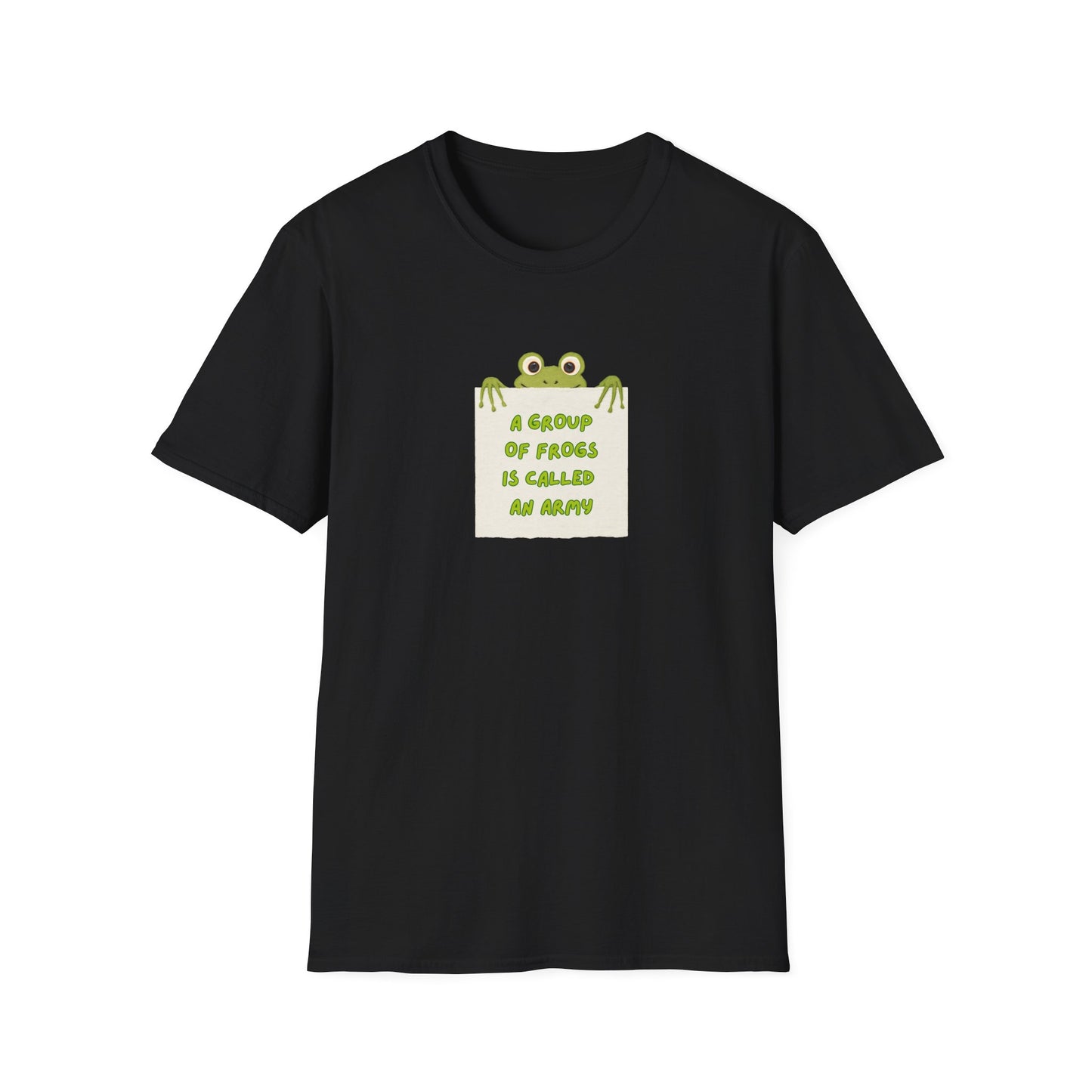 Activist Graphic Tee | A Group of Frogs is Called an Army T-Shirt