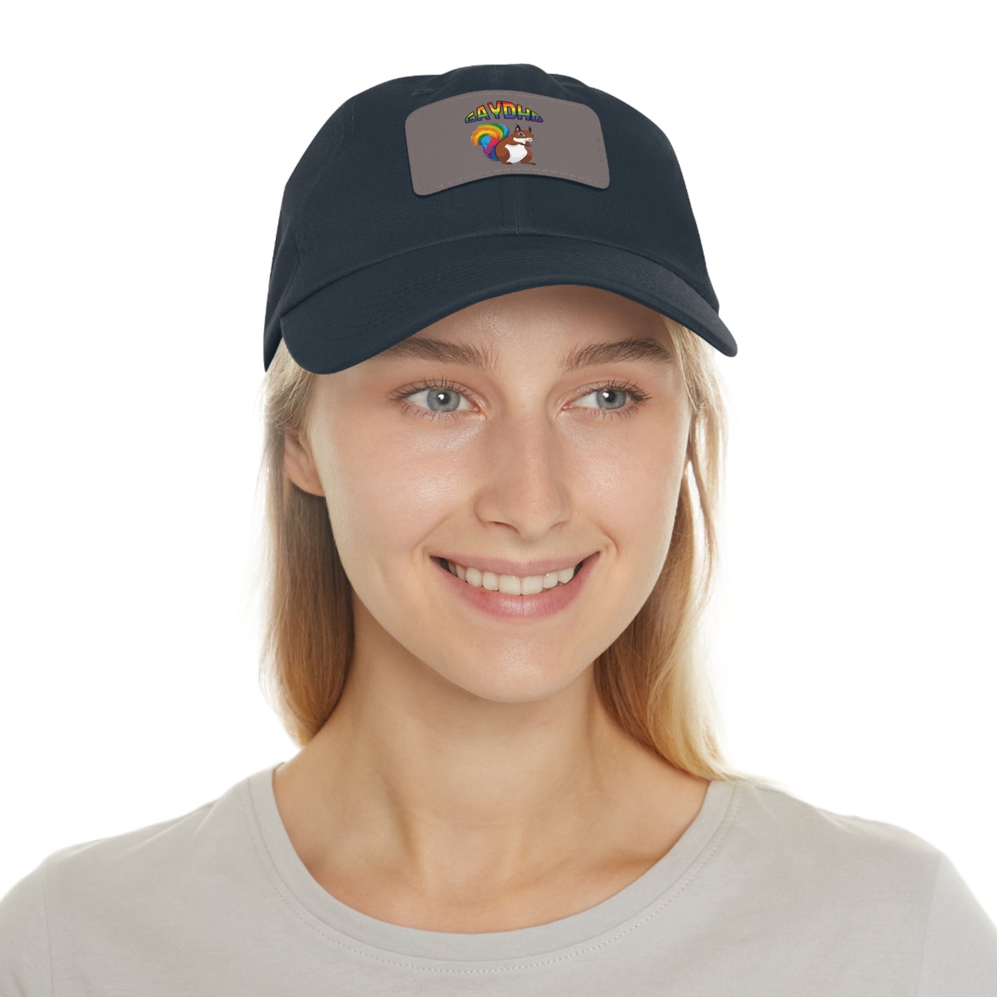 LGBTQ+ Neurodiverse Hat with Leather Patch