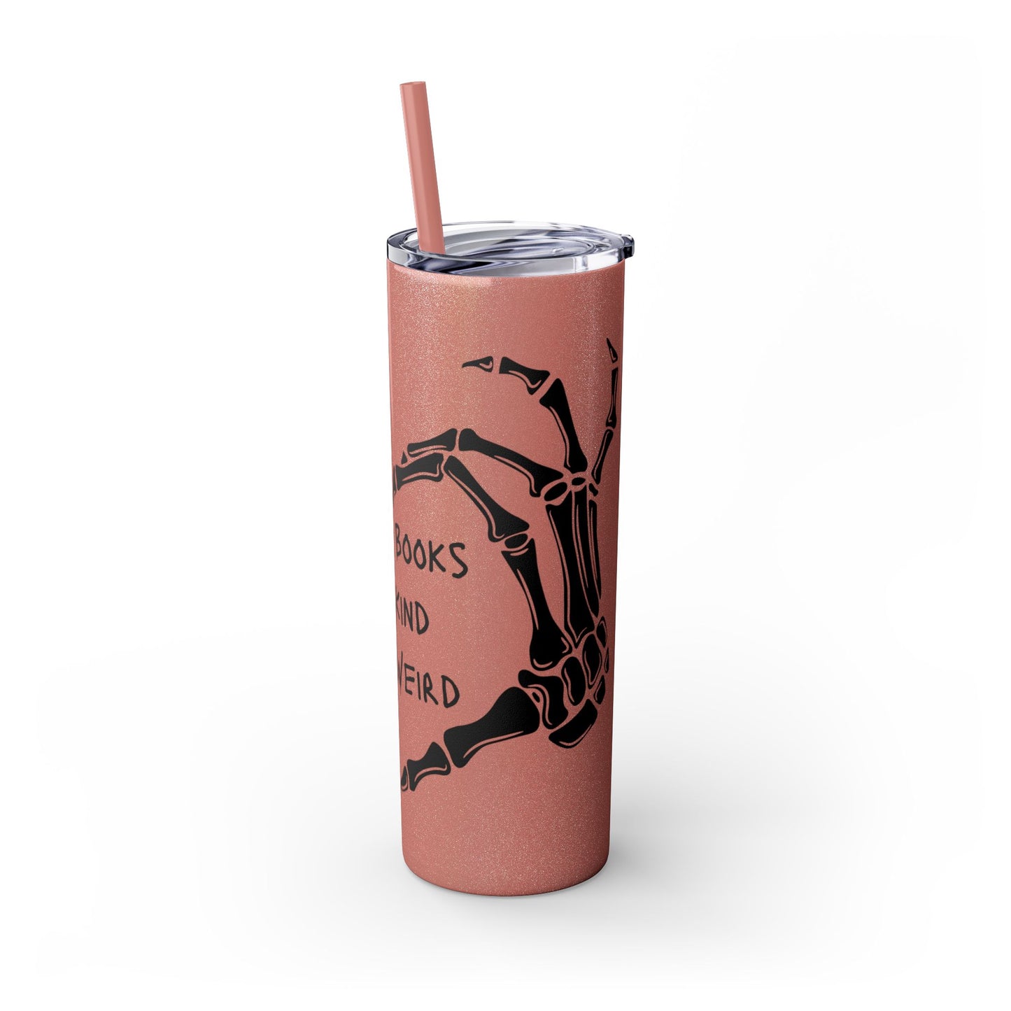 Weird Book Lover Tumbler with Straw