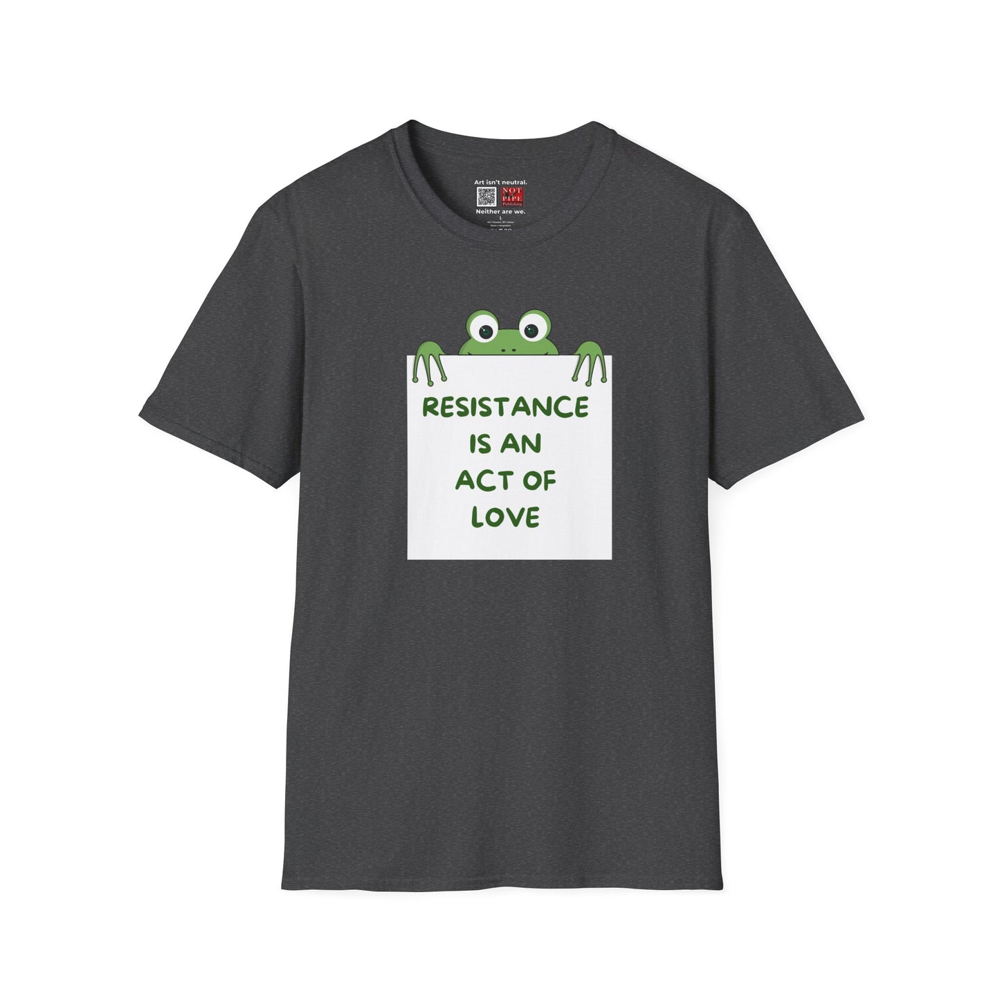 Activist Graphic Tee | Resistance Is an Act of Love T-Shirt