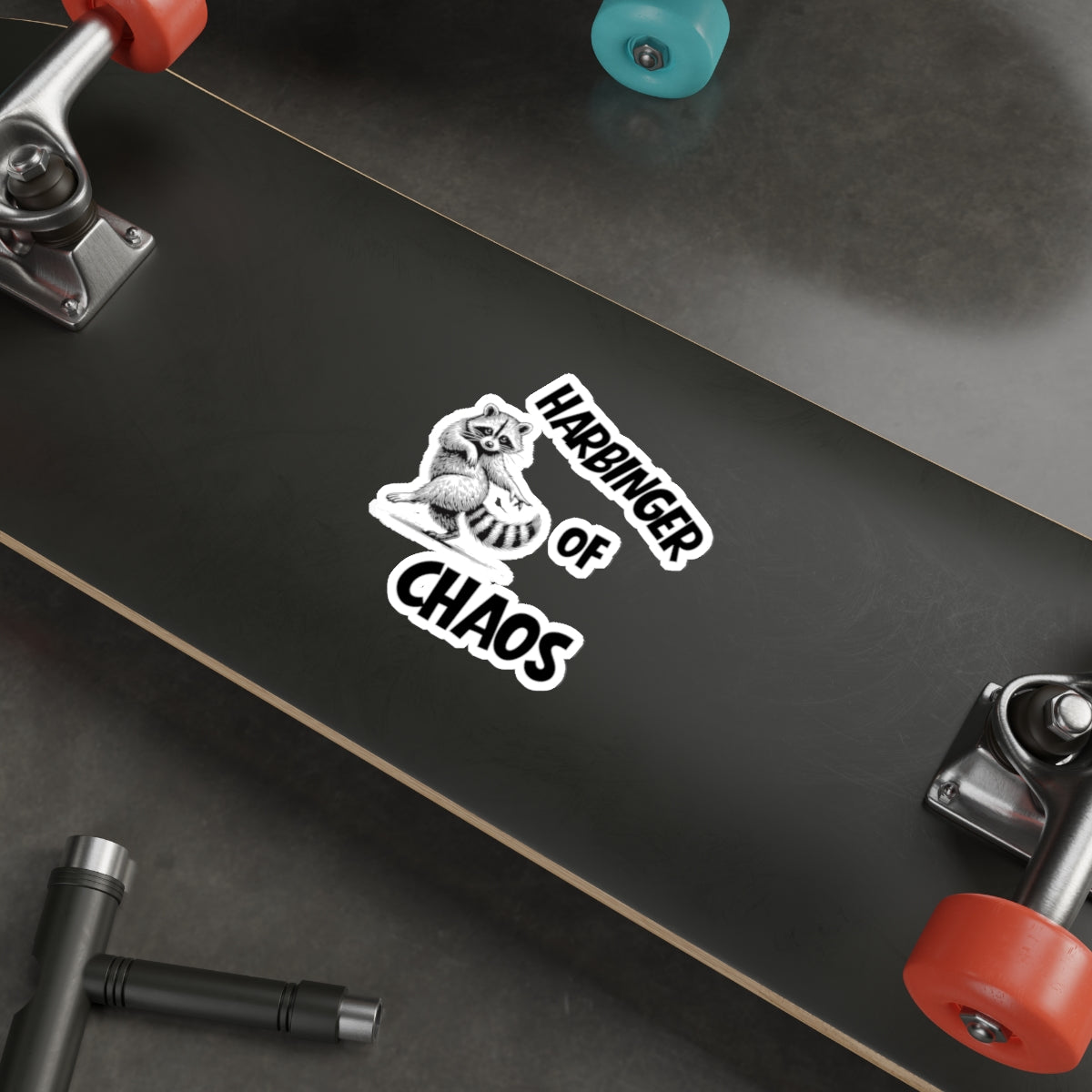 Chaos Racoon Sticker | Harbinger of Chaos