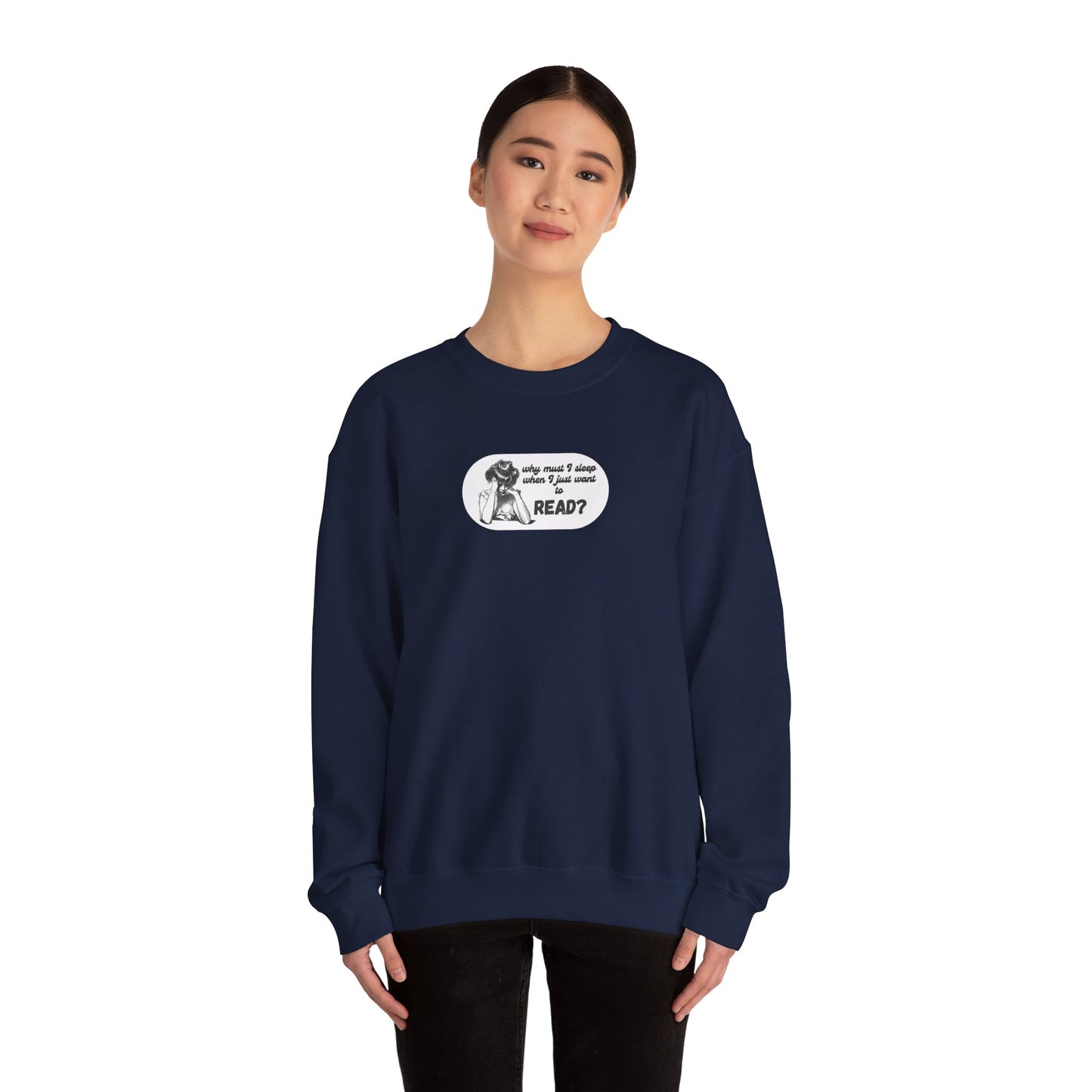 Book Lover Cozy Crewneck