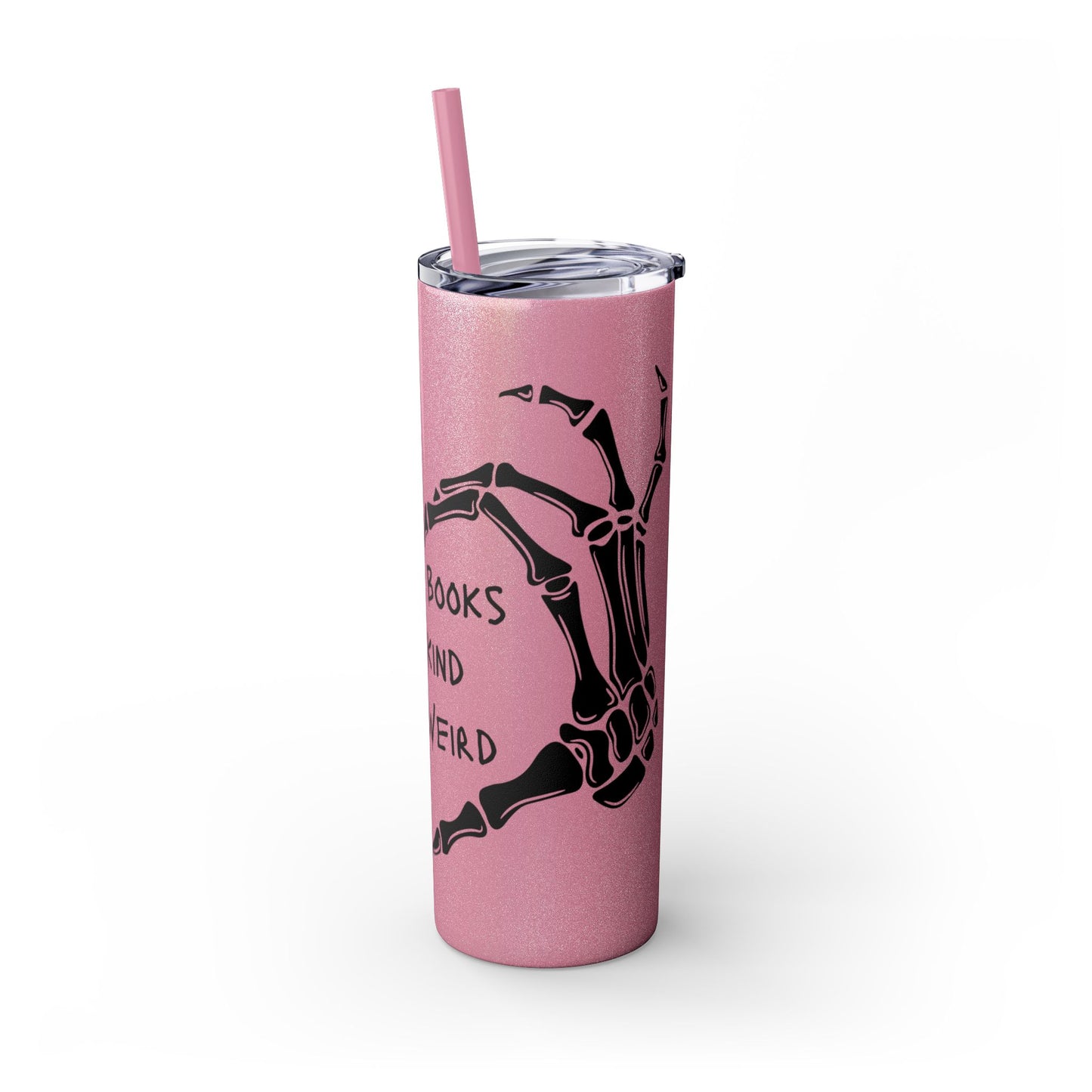 Weird Book Lover Tumbler with Straw