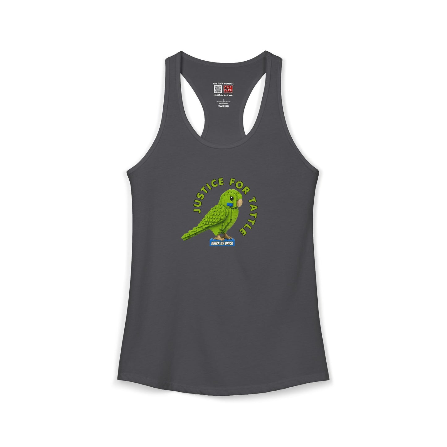 Justice for Tattle | Brick By Brick Parakeet Tank | Support Small Business