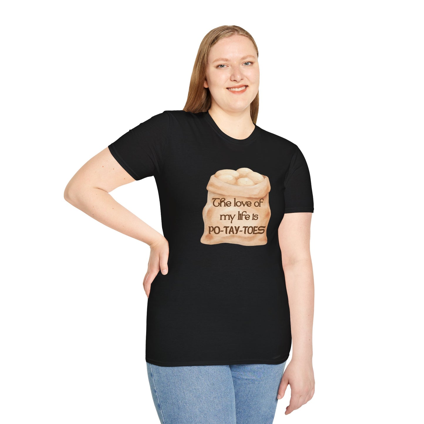 Potatoes T-Shirt – The Love of My Life Is Po-tay-toes