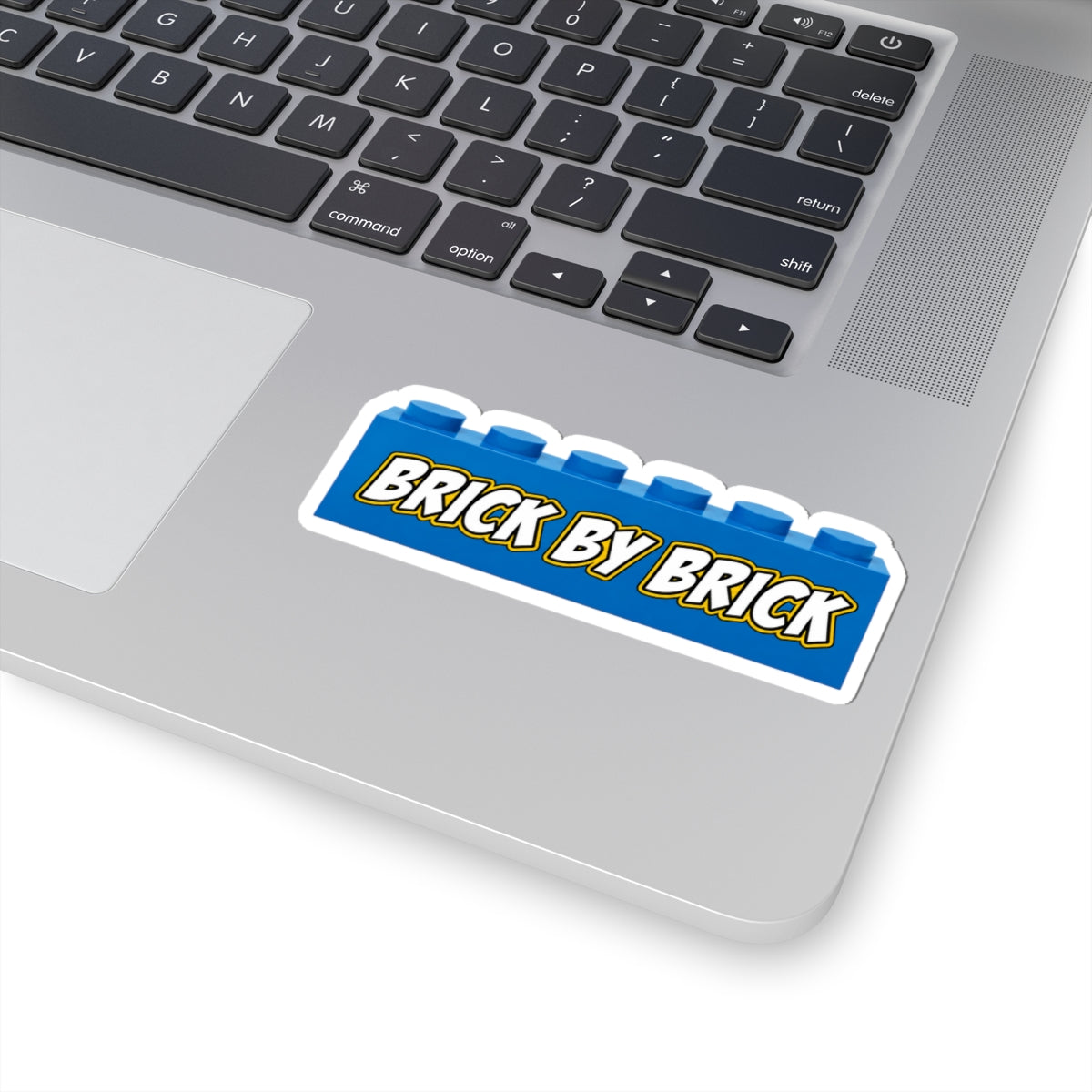 Brick By Brick Graphic Sticker | Seeking Justice. Demanding Accountability.