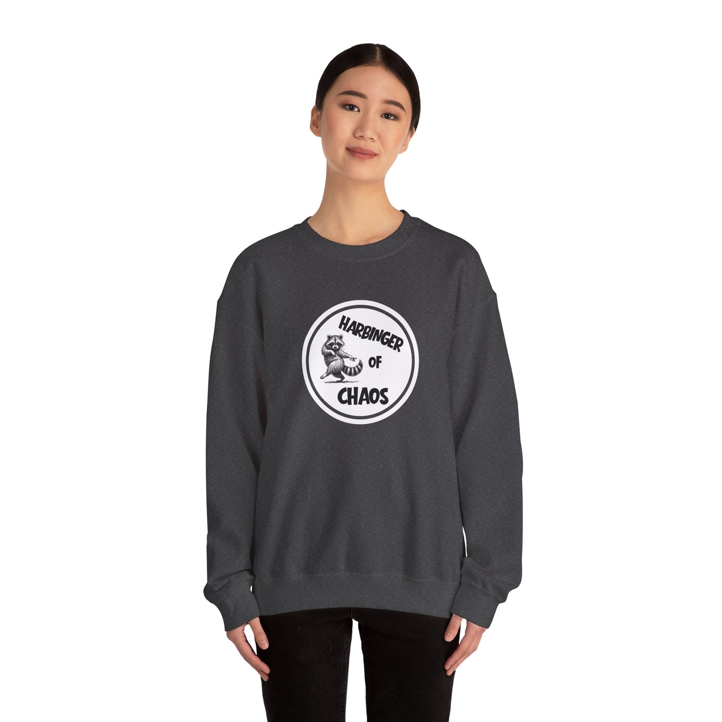 Chaos Racoon Crewneck | Harbinger of Chaos