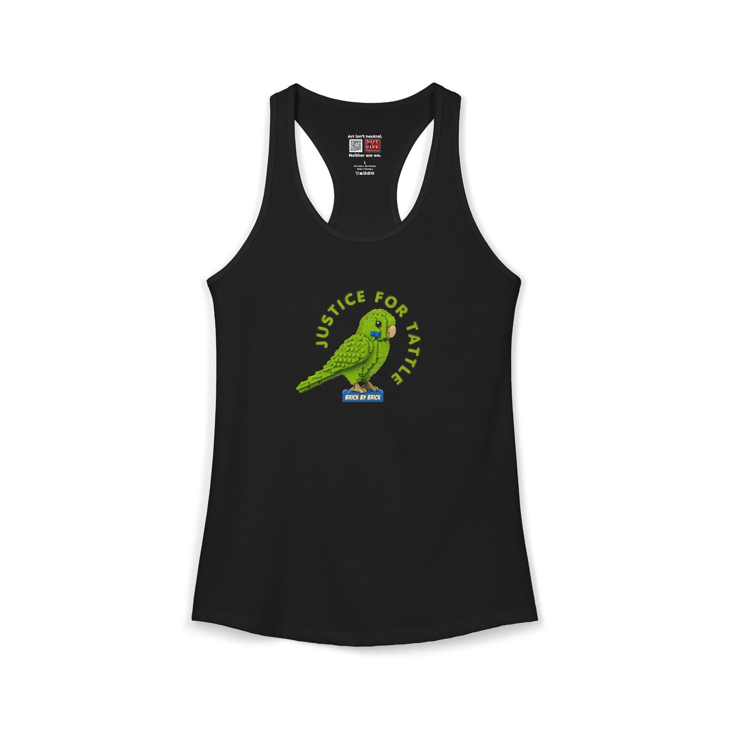 Justice for Tattle | Brick By Brick Parakeet Tank | Support Small Business
