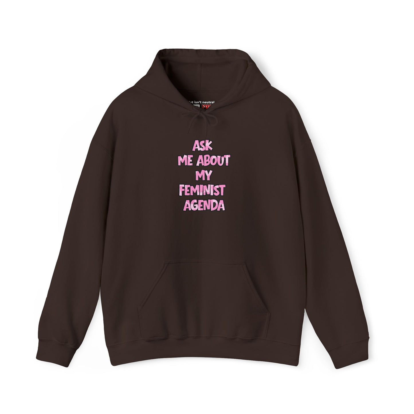 Feminist Hoodie — Ask Me About My Feminist Agenda