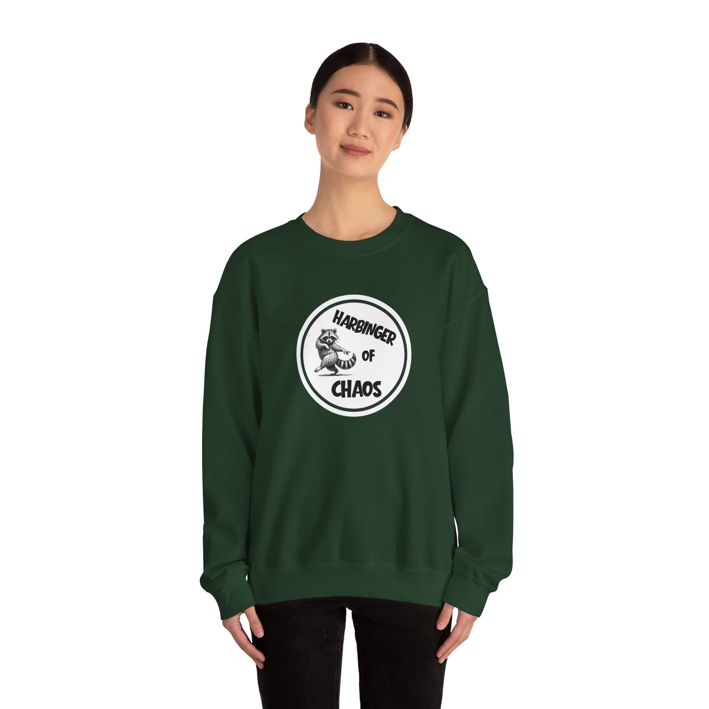 Chaos Racoon Crewneck | Harbinger of Chaos
