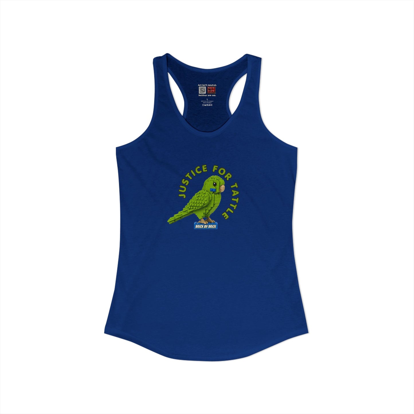 Justice for Tattle | Brick By Brick Parakeet Tank | Support Small Business