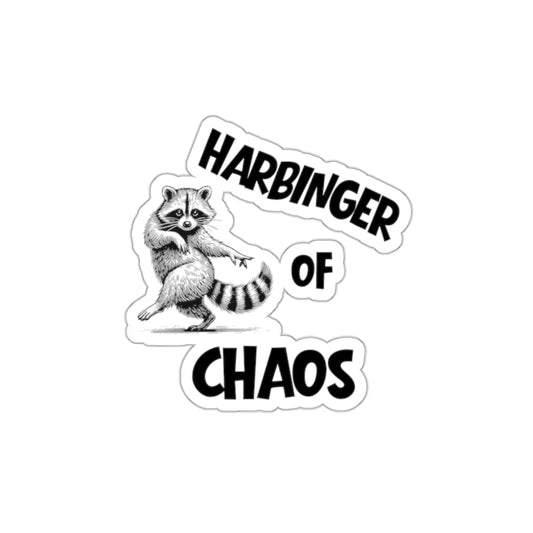 Chaos Racoon Sticker | Harbinger of Chaos