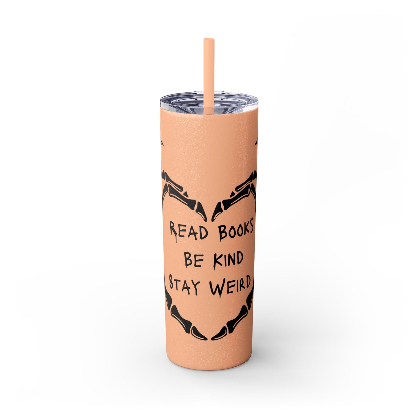 Weird Book Lover Tumbler with Straw