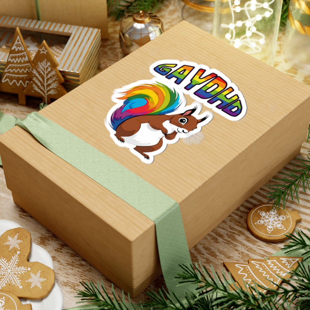 GayDHD Kiss-Cut Sticker