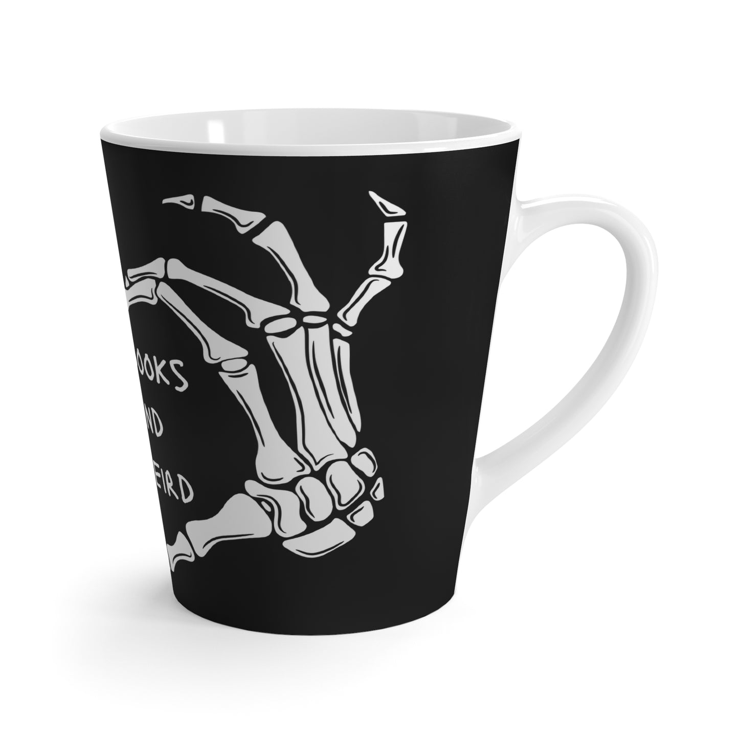 Weird  Book Lover Latte Mug