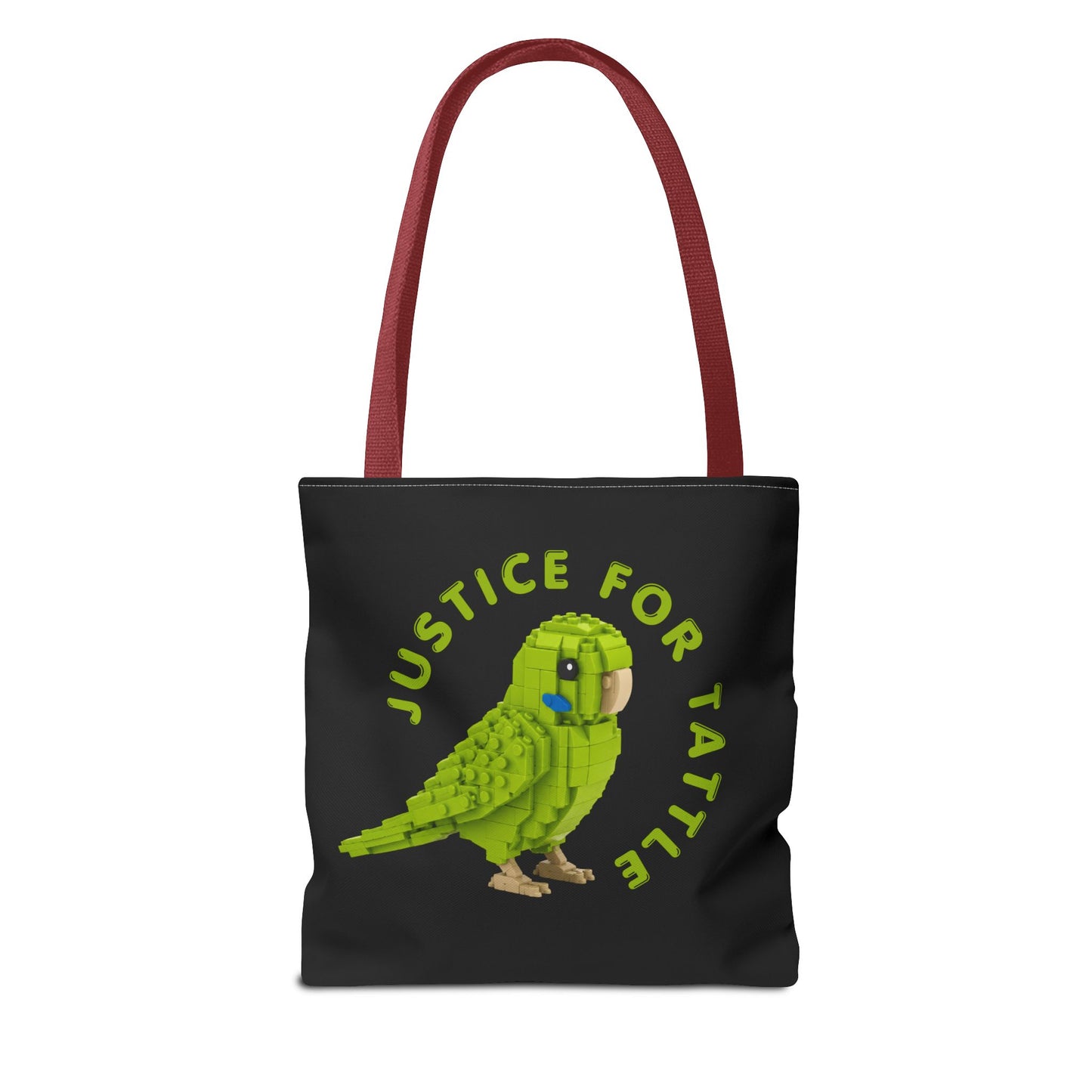 Justice for Tattle | Brick By Brick Parakeet Tote Bag | Support Small Business