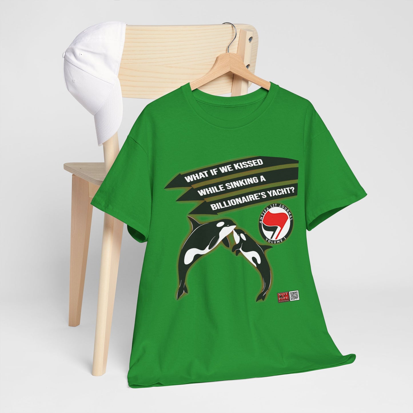 Anti-Capitalist Protest Shirt | What If We Kissed While Sinking a Billionaire's Yacht