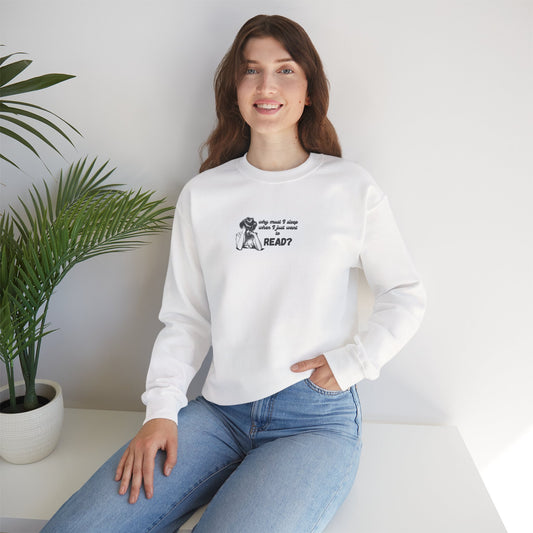 Book Lover Cozy Crewneck