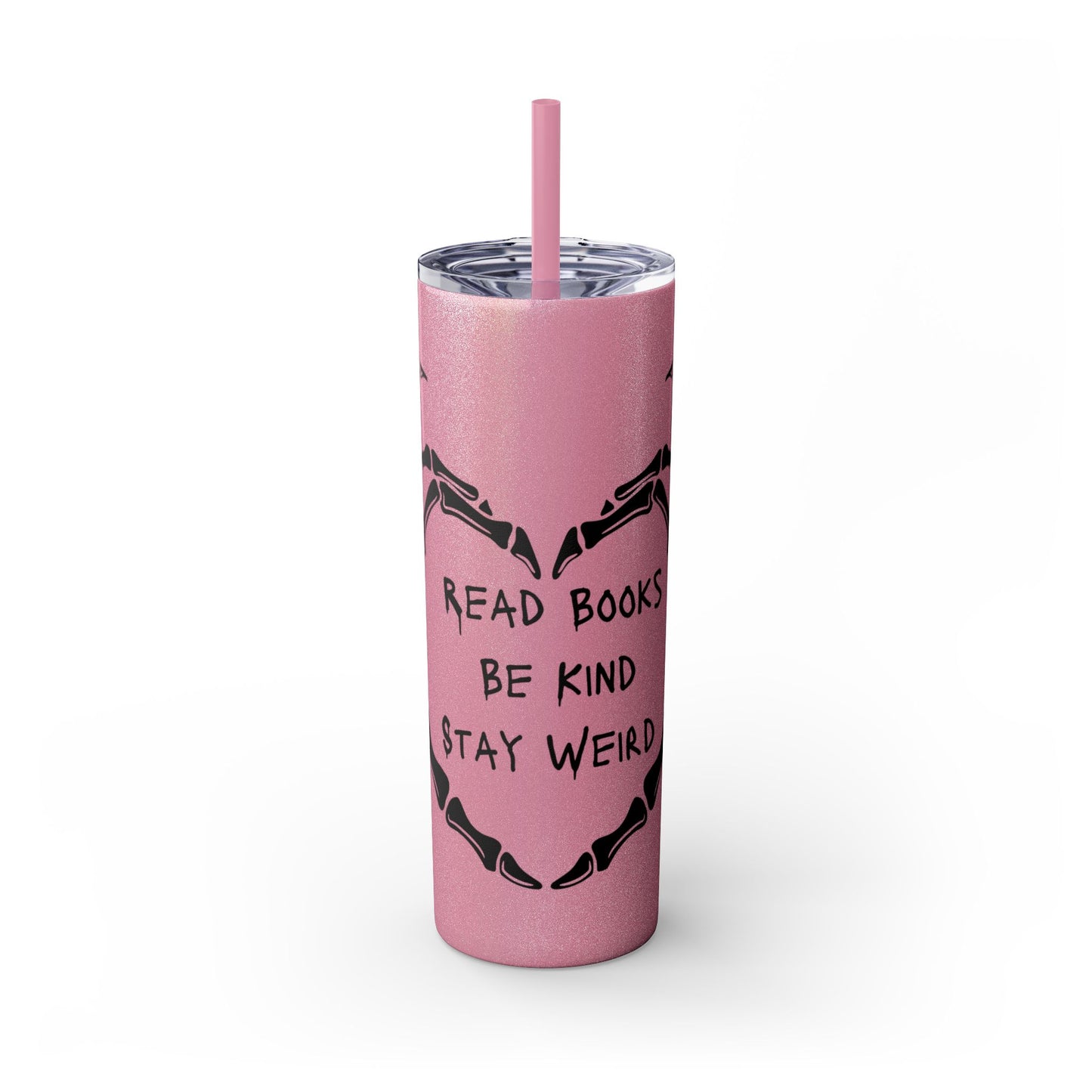 Weird Book Lover Tumbler with Straw