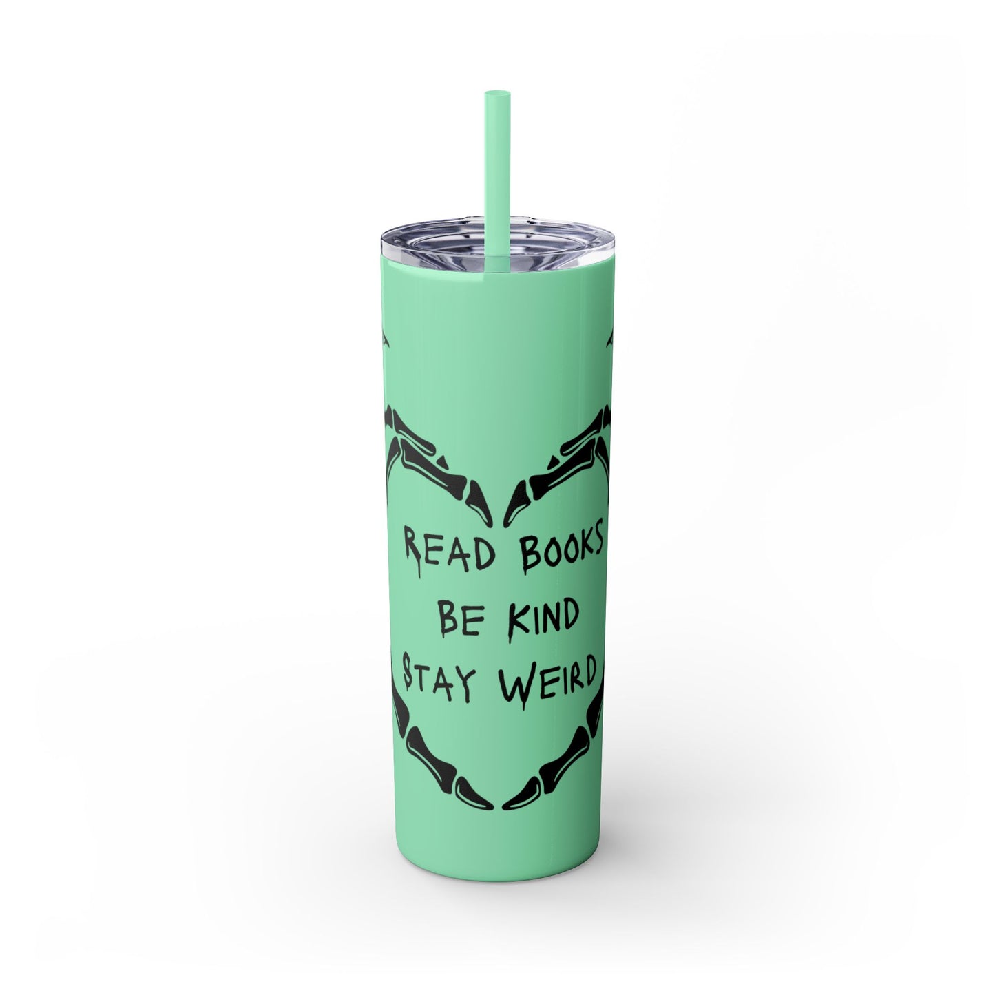 Weird Book Lover Tumbler with Straw