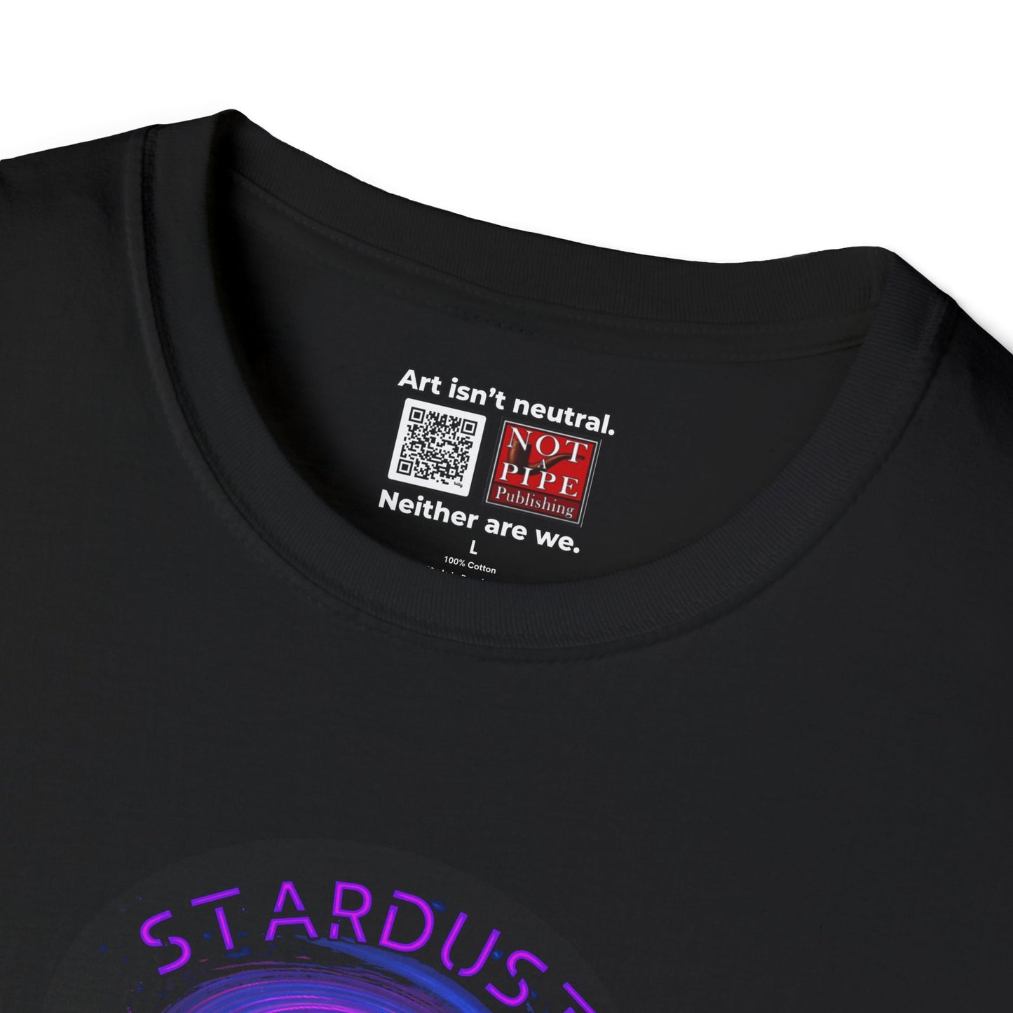 Stardust and Ashes Sci-Fi T-Shirt – Space Mechs & Galactic Warfare Tee