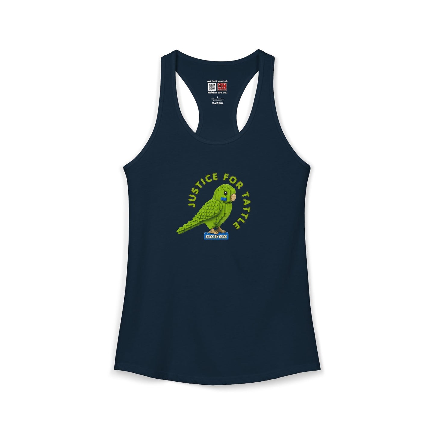 Justice for Tattle | Brick By Brick Parakeet Tank | Support Small Business