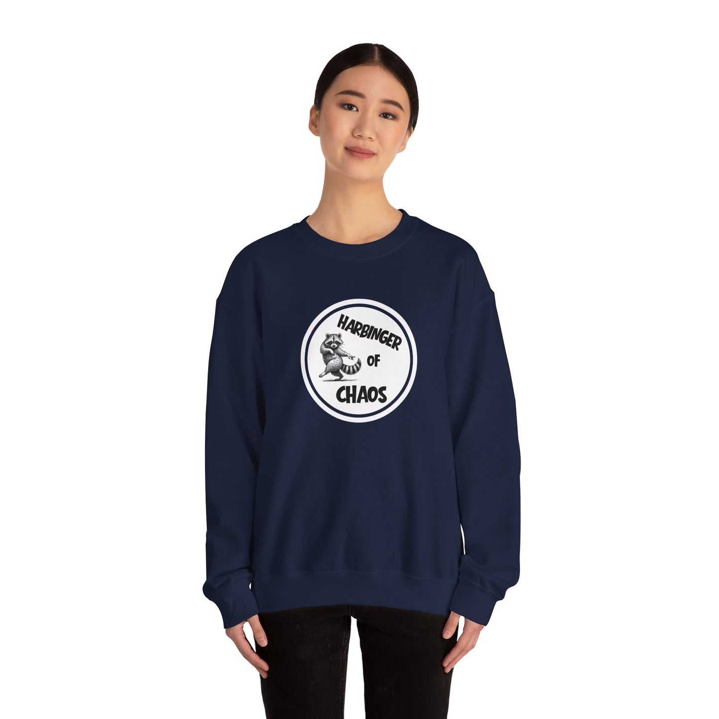 Chaos Racoon Crewneck | Harbinger of Chaos