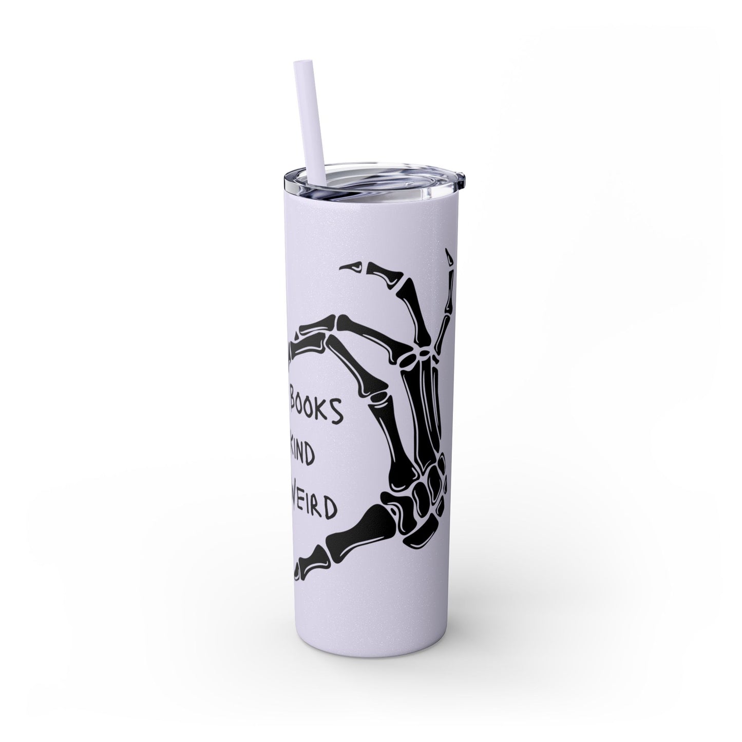 Weird Book Lover Tumbler with Straw