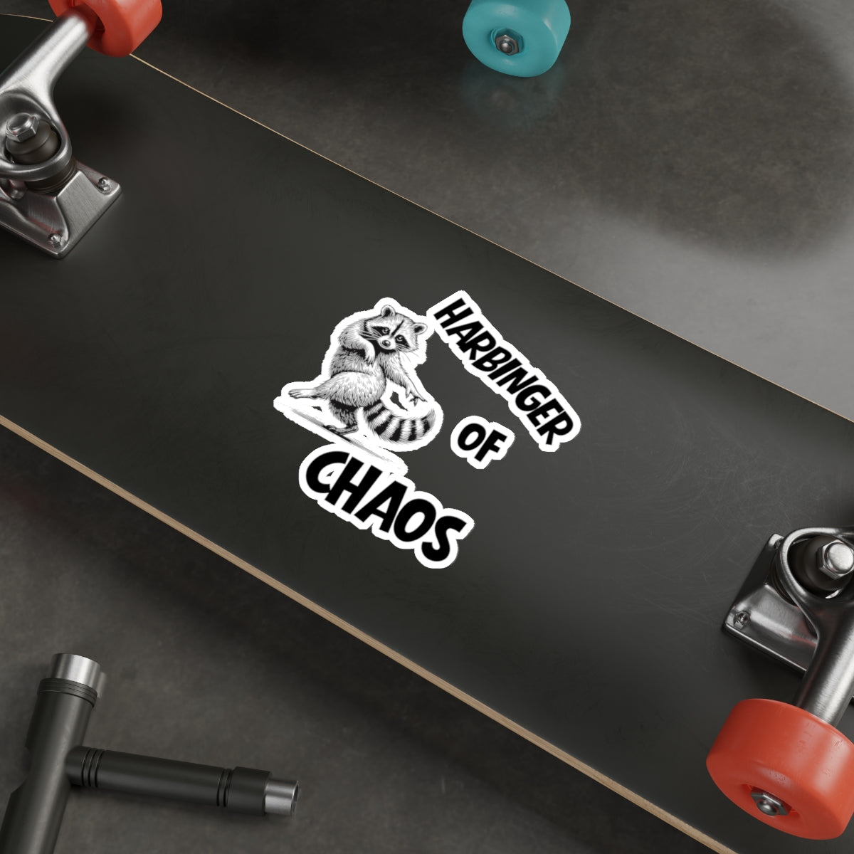 Chaos Racoon Sticker | Harbinger of Chaos