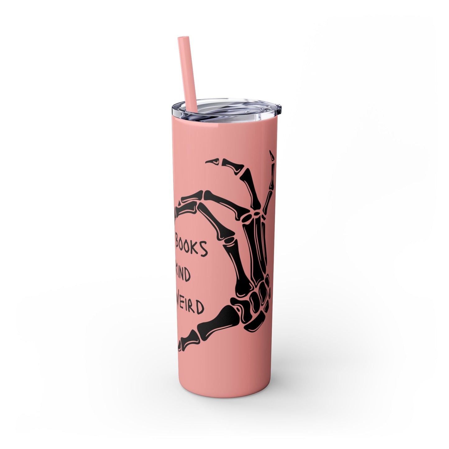 Weird Book Lover Tumbler with Straw