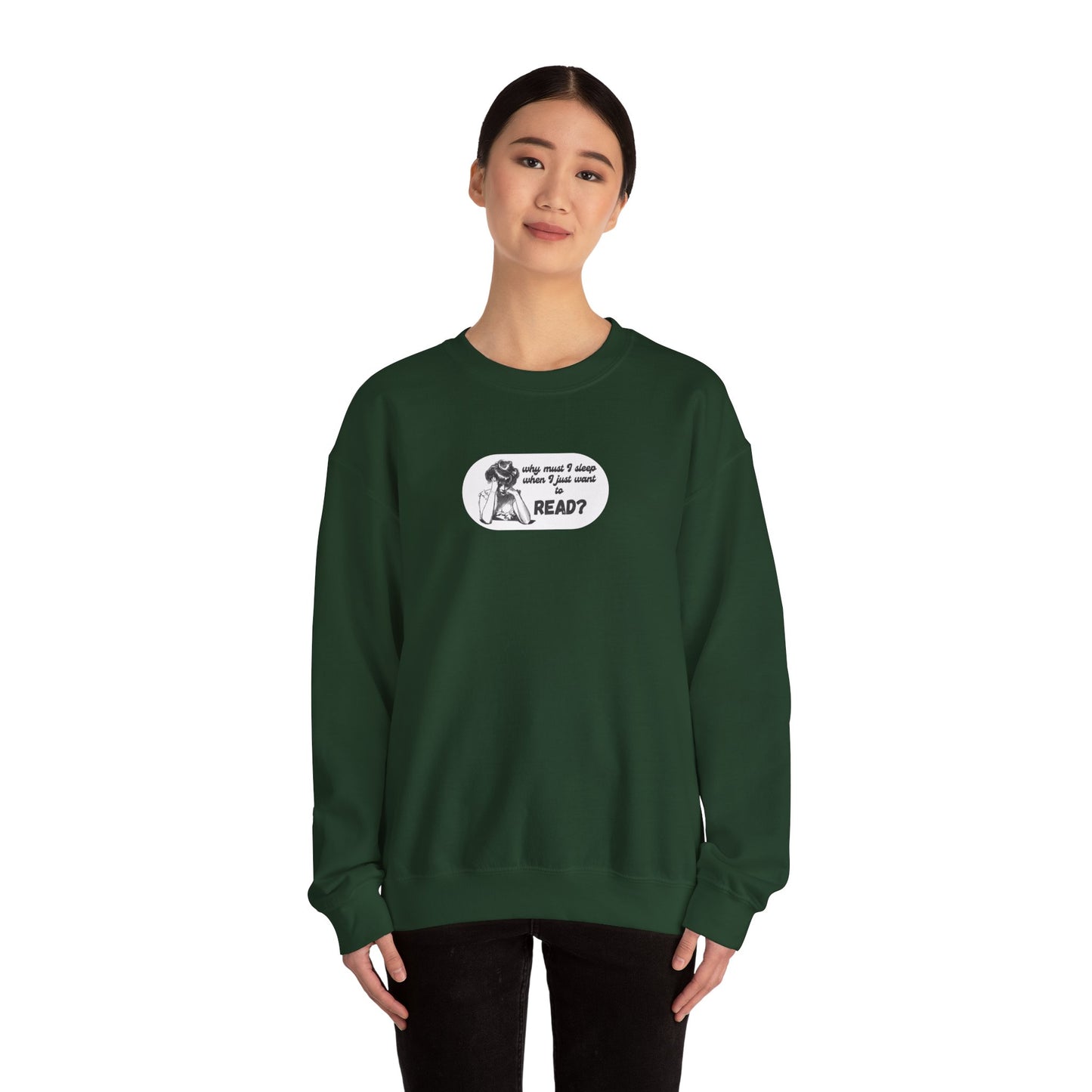 Book Lover Cozy Crewneck