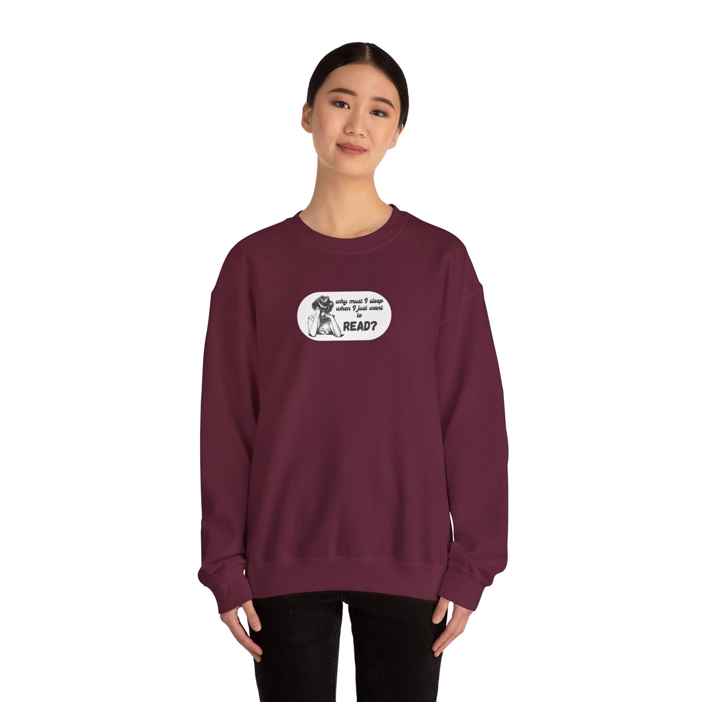 Book Lover Cozy Crewneck